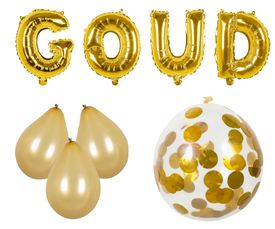 Gouden ballonnen