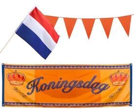 Koningsdag versiering