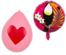 Roze ballonnen