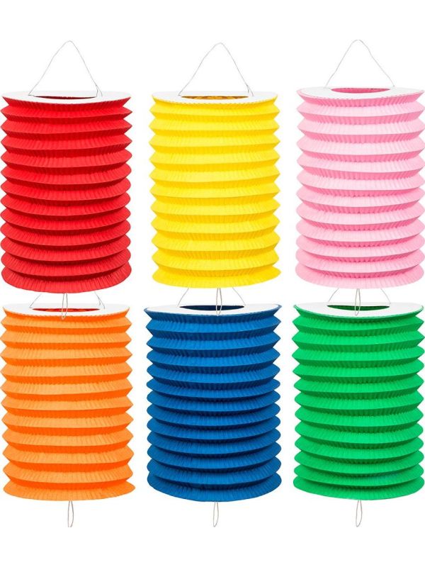 12 Papieren Treklampionnen Kleuren Variatie 16Cm