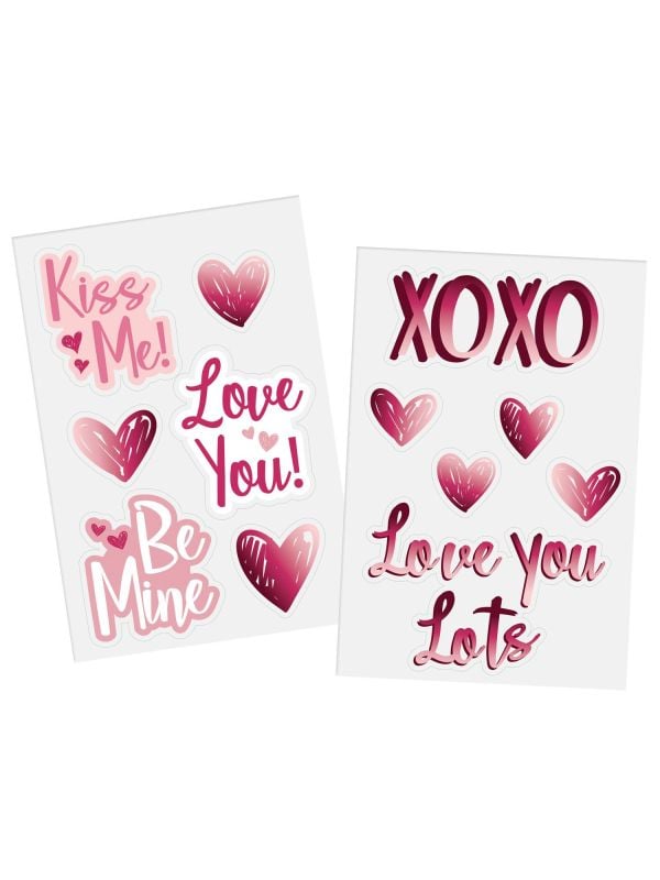 12 Raamstickers Love