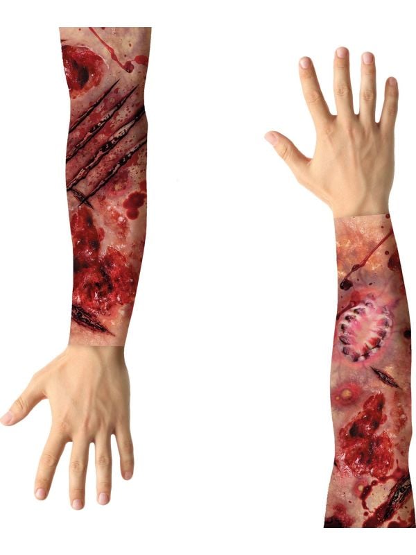 2 sleeves verwondingen halloween