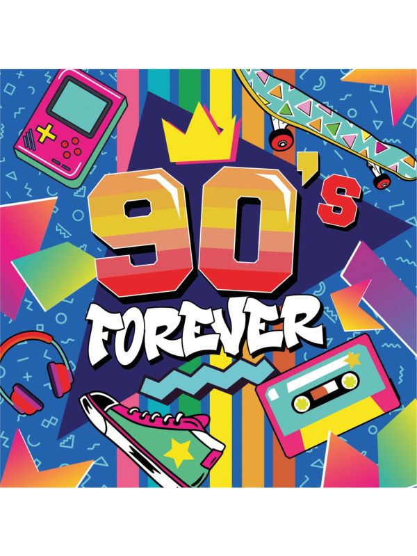 20 papieren servetten 90's