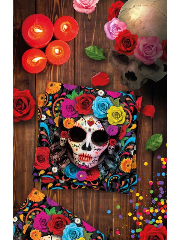 20 papieren servetten Día de Muertos
