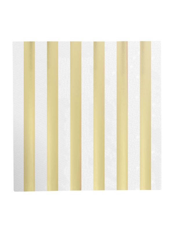 20 papieren servetten goud main product photo