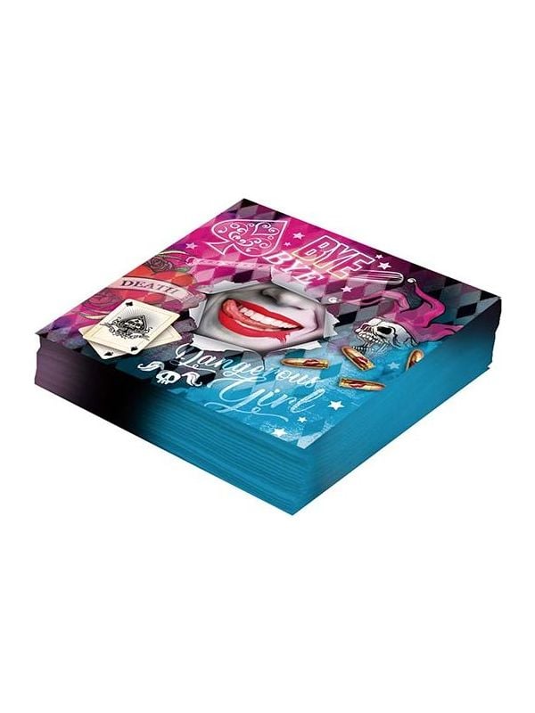 20 papieren servetten Harley Quinn
