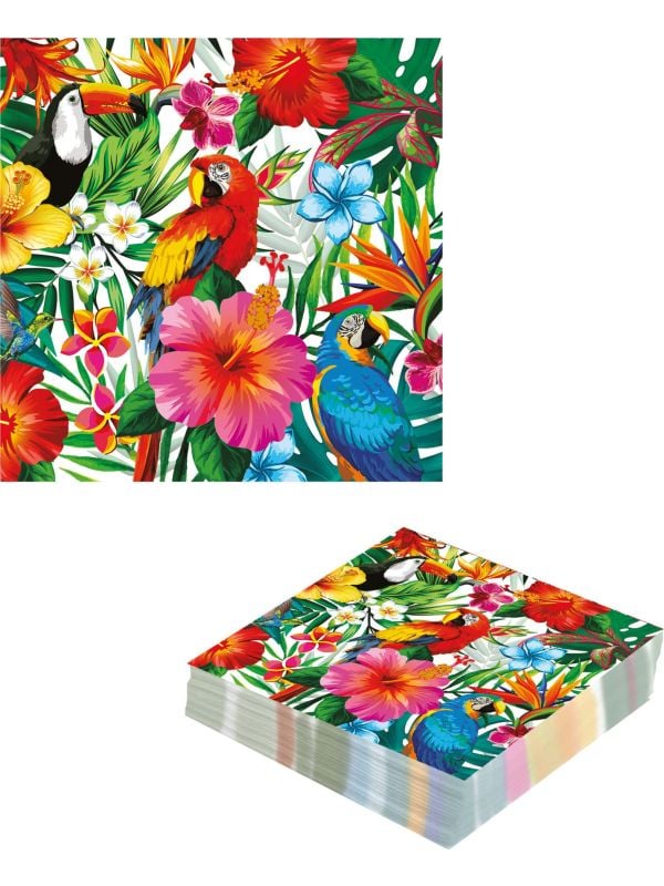 20 papieren servetten Hawaii