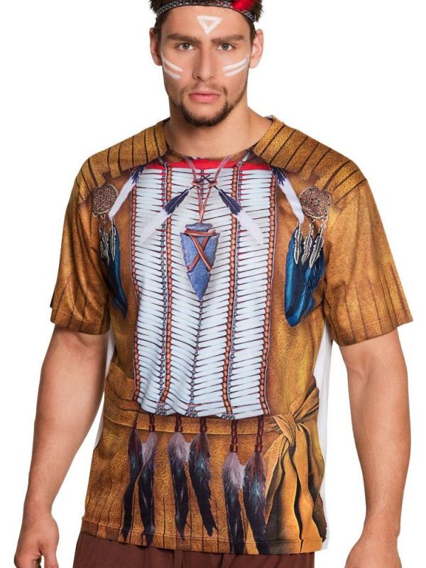 3D shirt indiaan heren main product photo