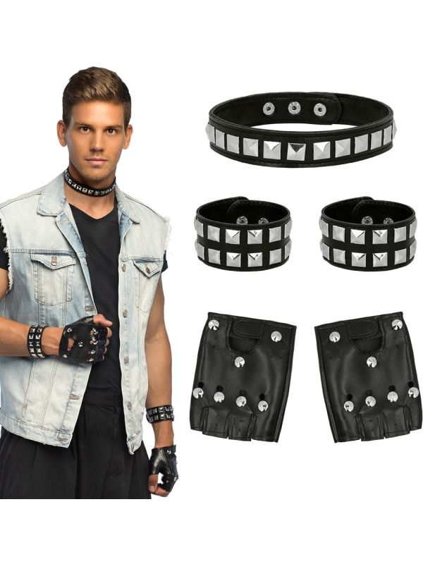 50s Rockabilly Punk Set Volwassenen