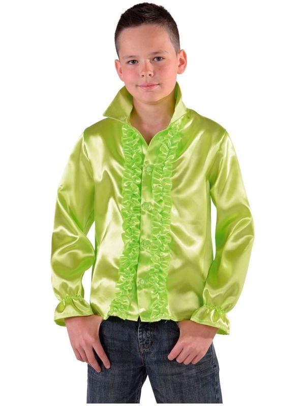 60s blouse groen jongens/meisjes main product photo