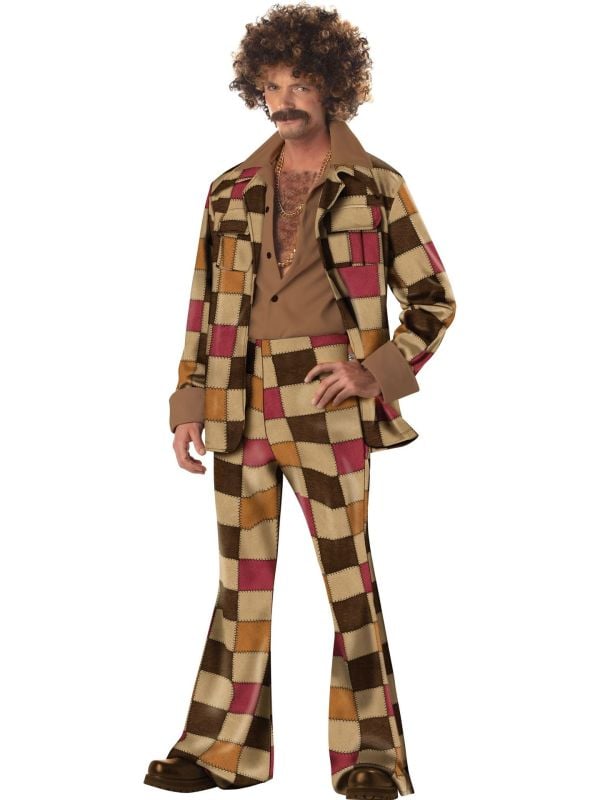 70s retro kleding bruin main product photo