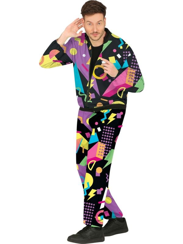 80s Trainingspak mannen Multicolor