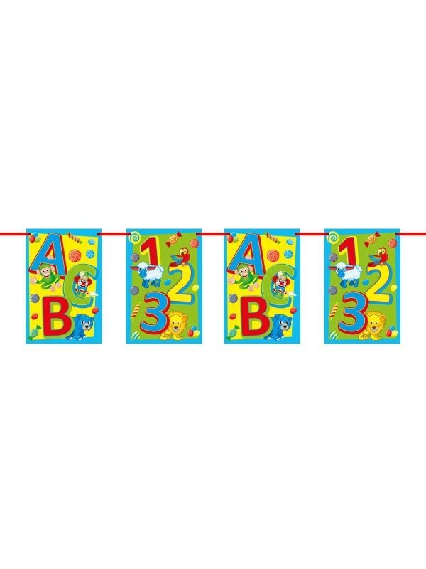 ABC kinderfeestje vlaggenlijn 10 meter main product photo