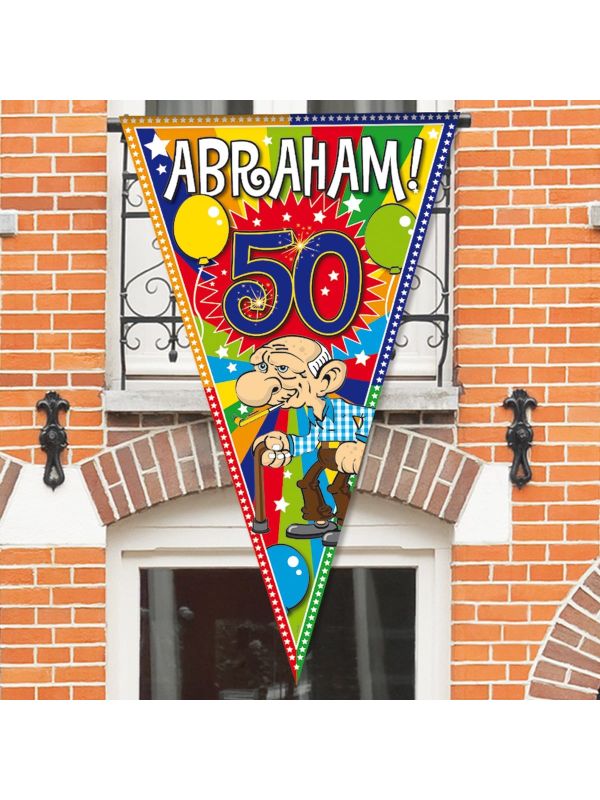 Abraham 50 jaar knalfeest megavlag