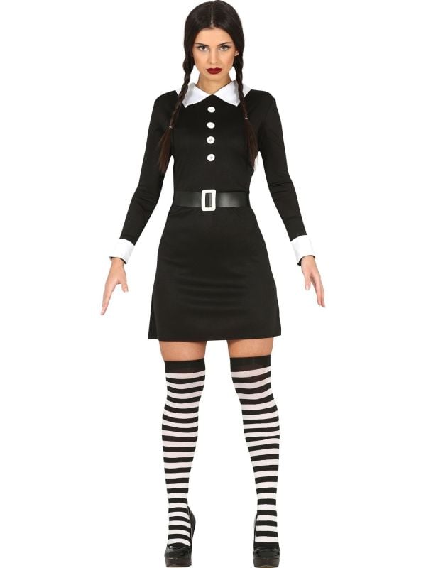Addams family outfit dames