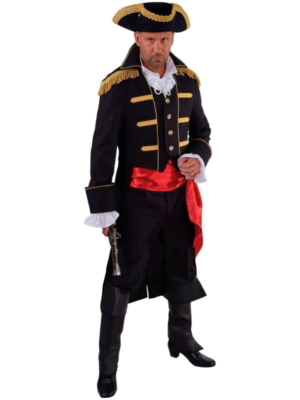 Admiraal pak zwart mannen main product photo