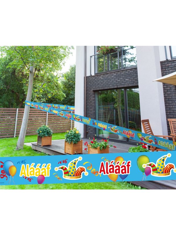 Afzetlint Alaaf blauw