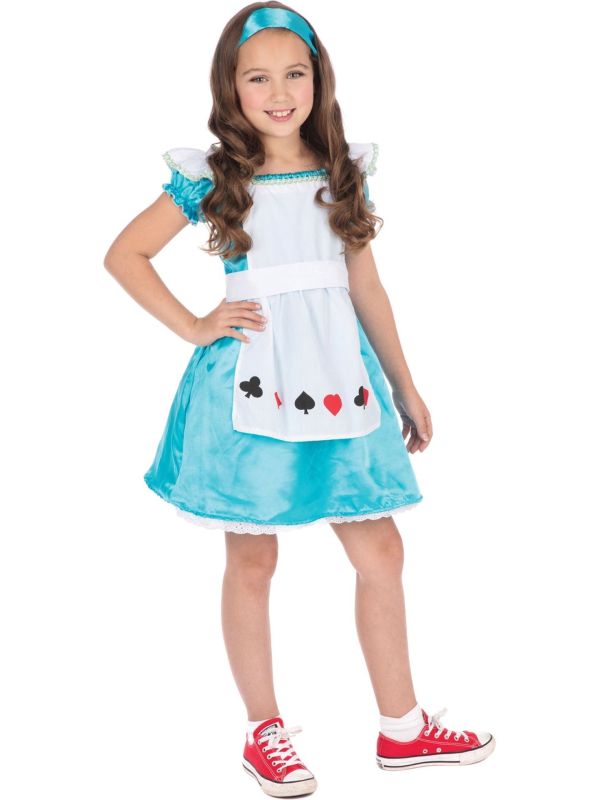 Alice in Wonderland Blauw Jurkje Meisjes