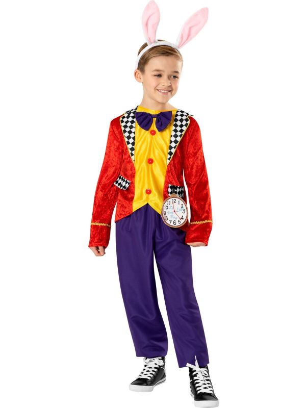 Alice in Wonderland Outfit White Rabbit Jongens