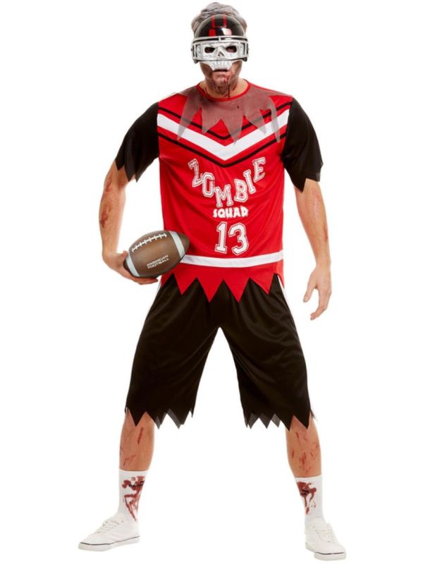 American football zombie outfit main product photo