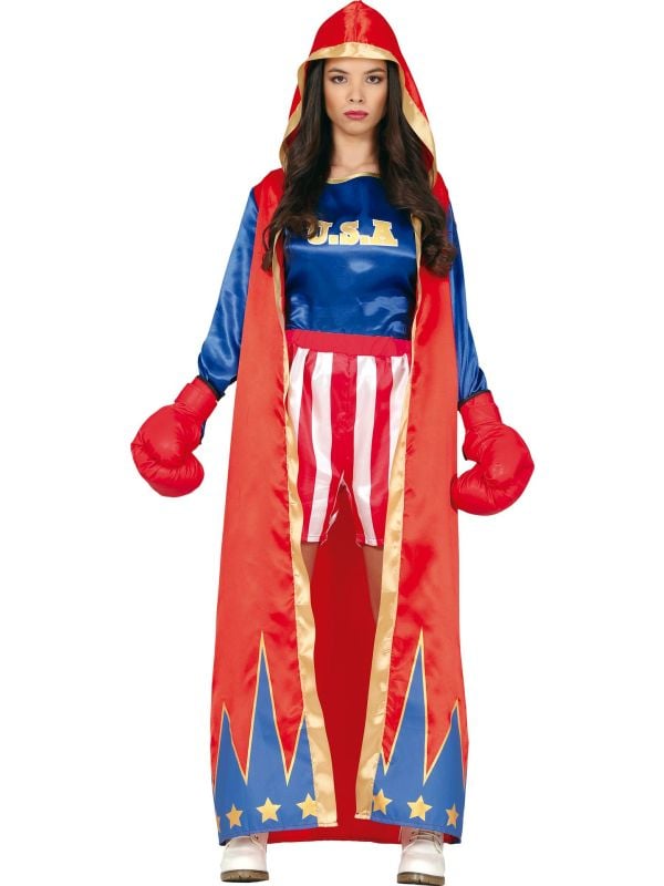 Amerikaans boxer kostuum vrouw main product photo