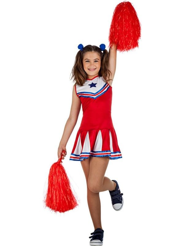 Amerikaanse Cheerleader Kostuum meisjes