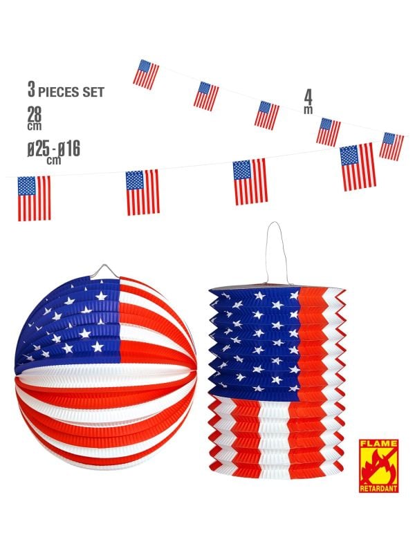 Amerikaanse party decoratie set