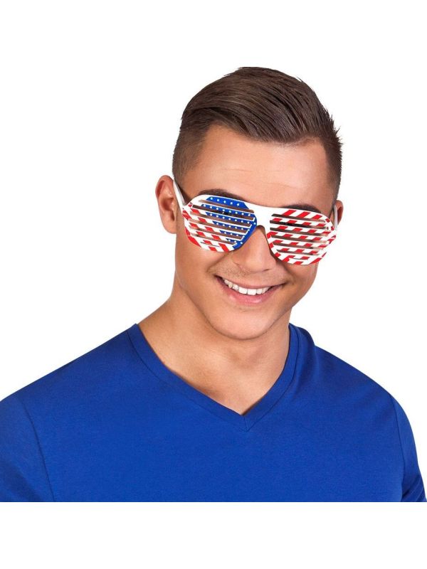 Amerikaanse vlag feest bril main product photo