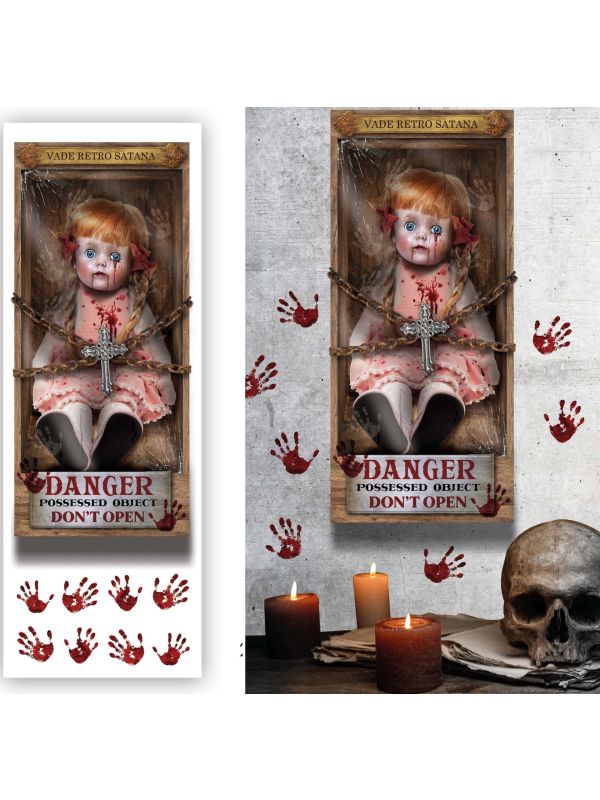 Annabelle horror stickers halloween