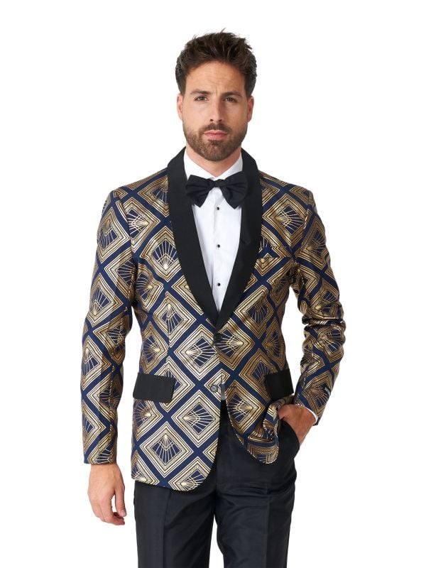 Art Deco Deep Navy heren main product photo