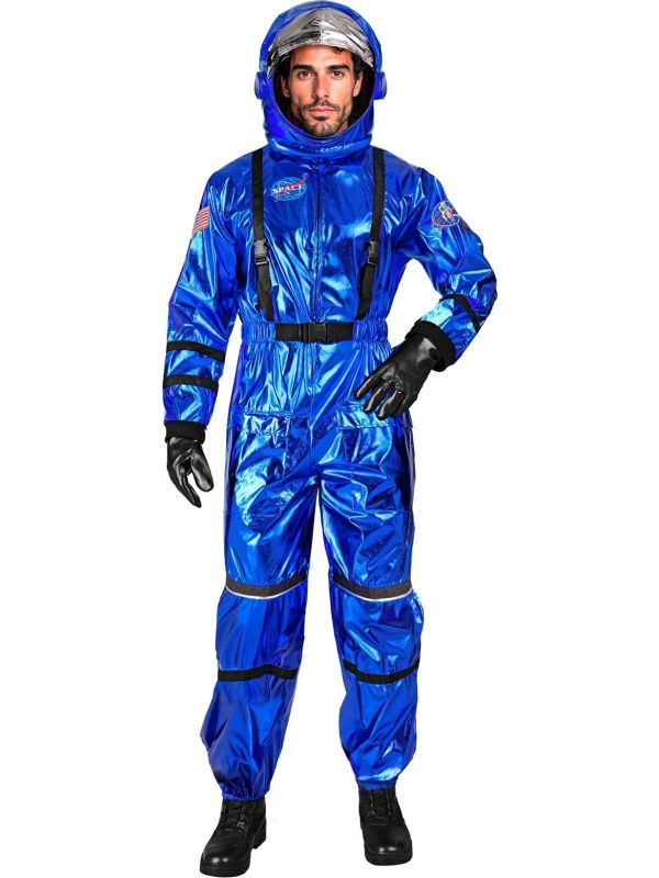 Astronautenpak Blauw Heren