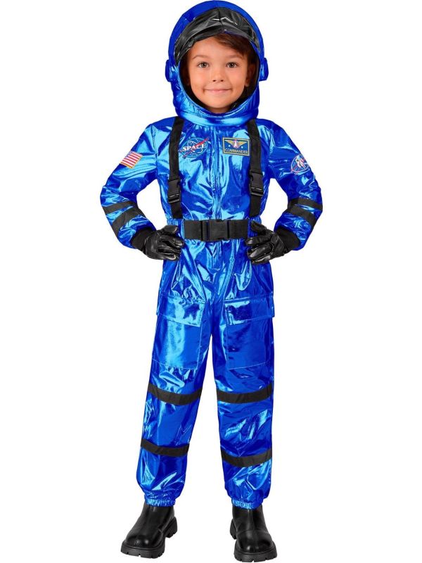 Astronautenpak Blauw Kinderen