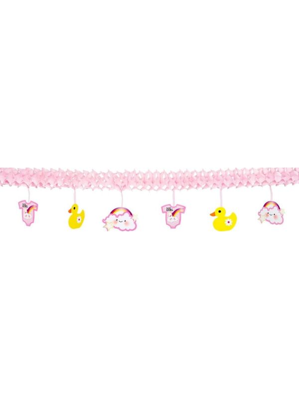 Babyshower meisje papieren slinger main product photo