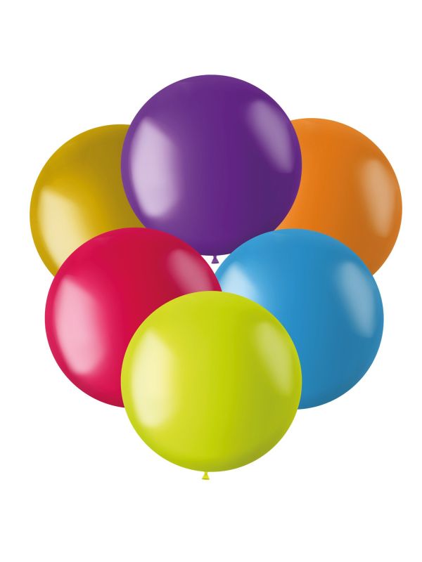 Ballonnen mix groot color pop