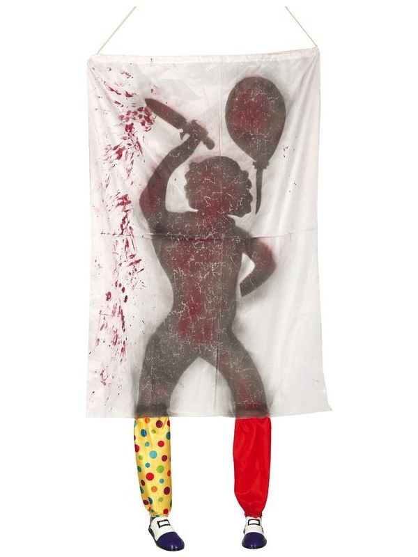 Banner met schaduw horror clown main product photo