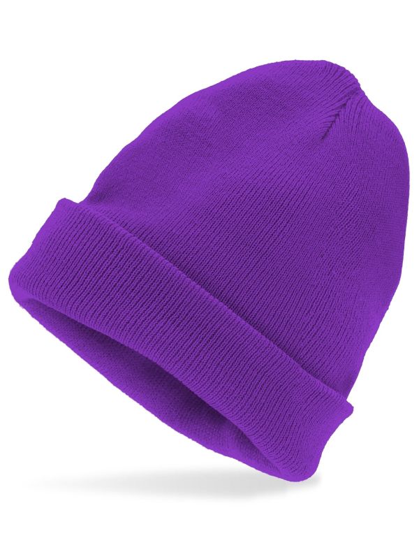 Beanie Carnaval Muts Paars Dames Heren