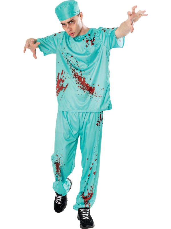 Bebloede Dokter Outfit Mannen