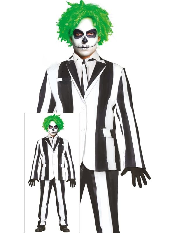 Beetlejuice kostuum halloween heren