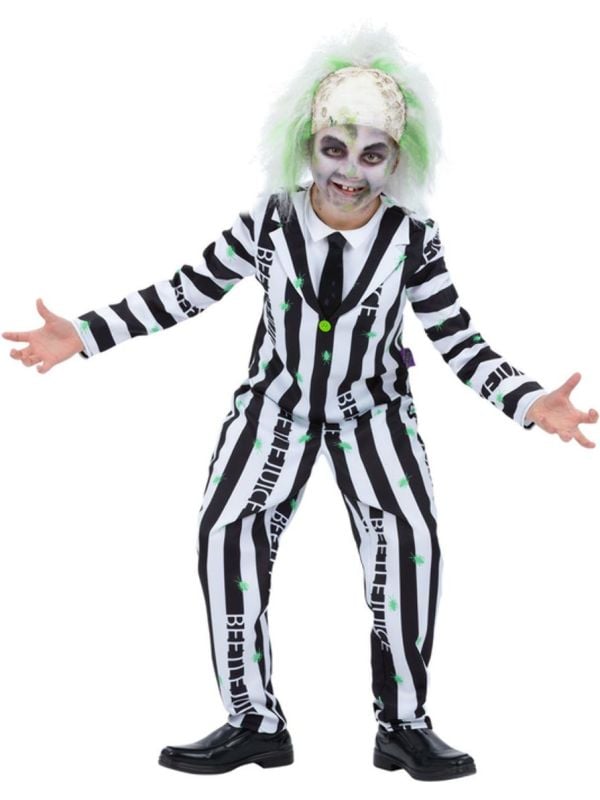 Beetlejuice Kostuum Jongens Zwart en Wit main product photo
