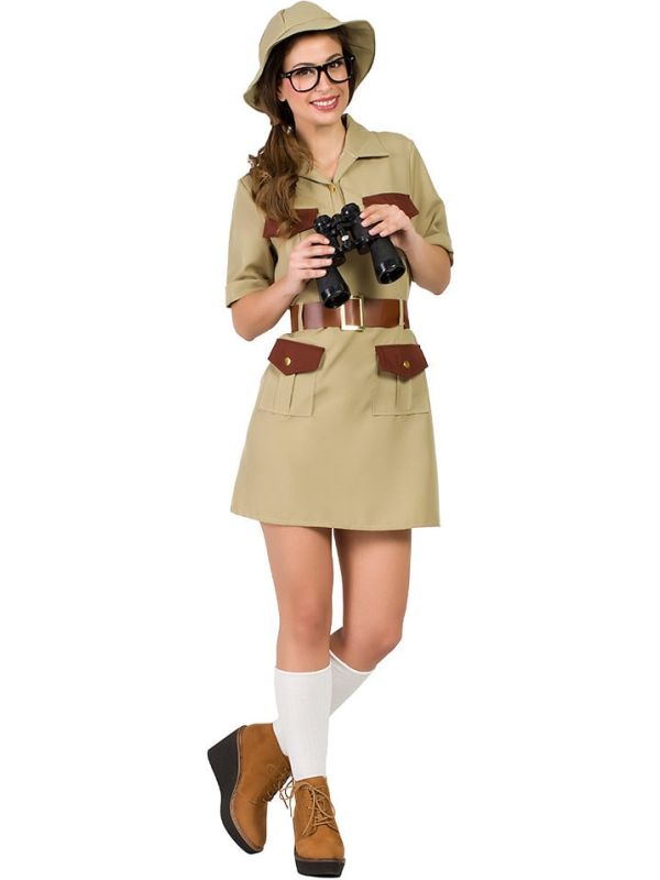 Beige Safari Avonturier Jurk Dames
