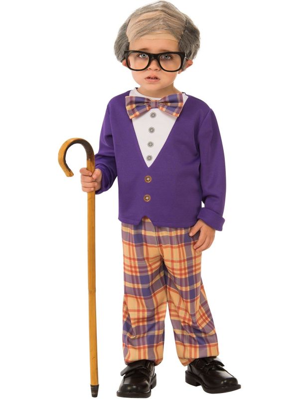 Bejaarde Opa Outfit Jongens