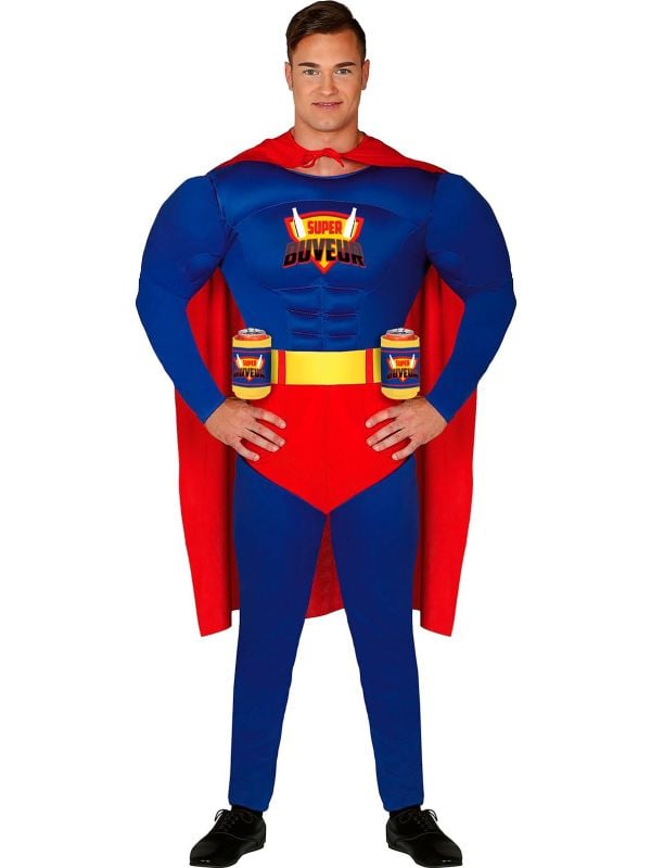 Bier superheld outfit heren