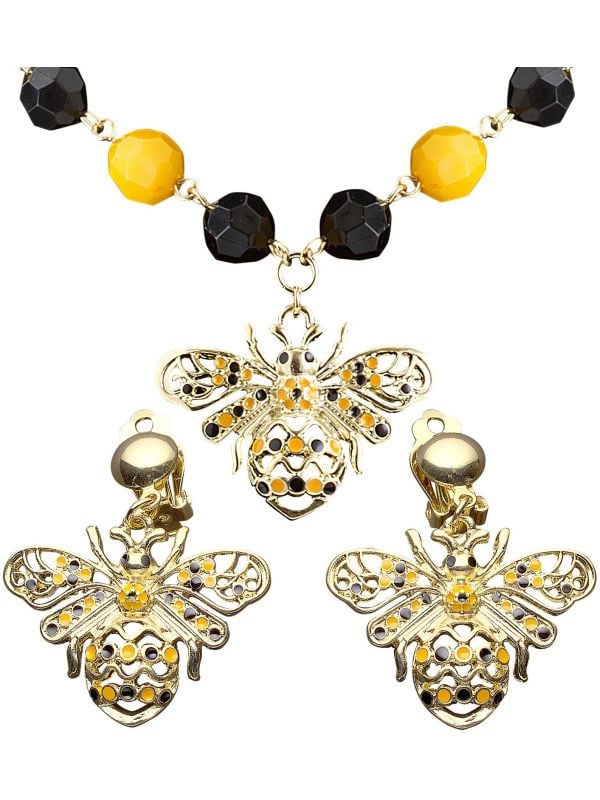 Bijen ketting en oorbellen main product photo