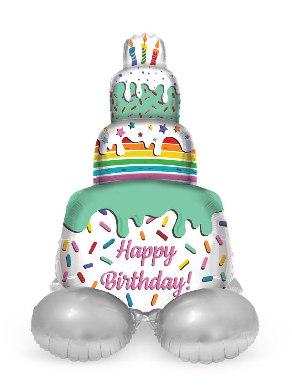 Birthday cake folieballon main product photo
