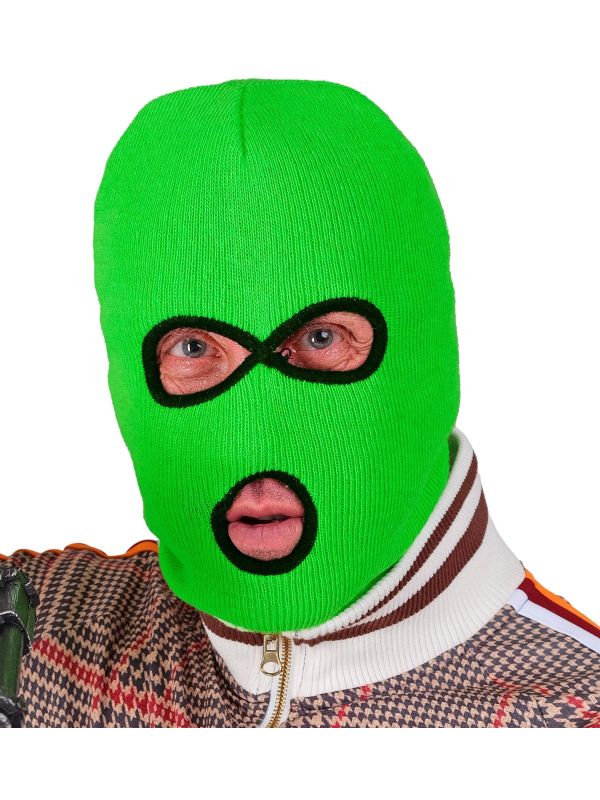 Bivakmuts Neon Groen Dames Heren Feest