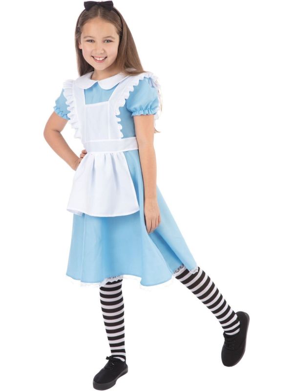 Blauw Jurkje Alice in Wonderland Meisjes