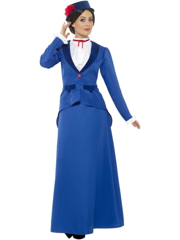 Blauw Mary Poppins kostuum main product photo