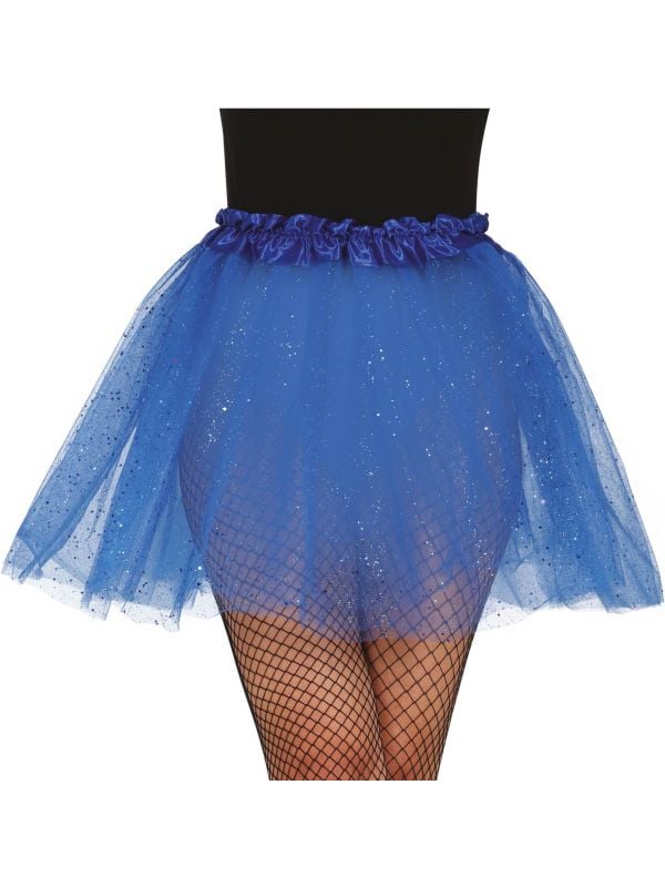Blauwe Glitter Tutu Dames