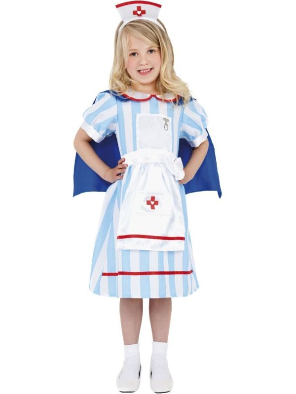 Blauwe meisjes zuster outfit main product photo