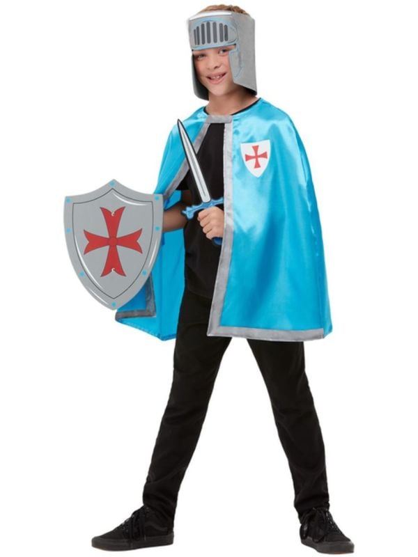 Blauwe ridder set voor kinderen main product photo